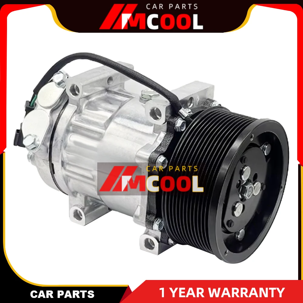 Auto AC Compressor For Caterpillar 320E 320D 329E 323FL 324EL 7H15-6095 3729295 0190504232 CAT372-9295 12PK