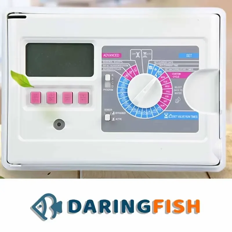 i DaringFish Intelligent Automatic Watering Sprinkler Remote Control for Garden Irrigation-Customizable Size Pattern PE