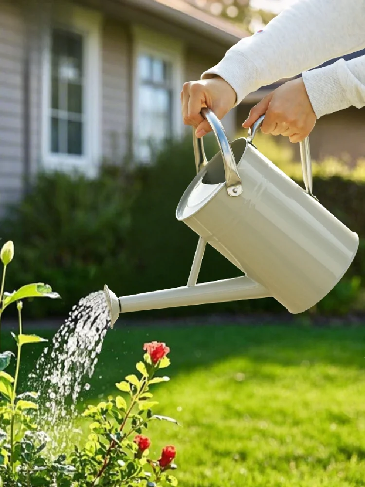 

Large Capaci Iron Watering Can Vintage Garden Tool Flower ower pe Adjustable Water Output Handheld Metal Body for Garde...