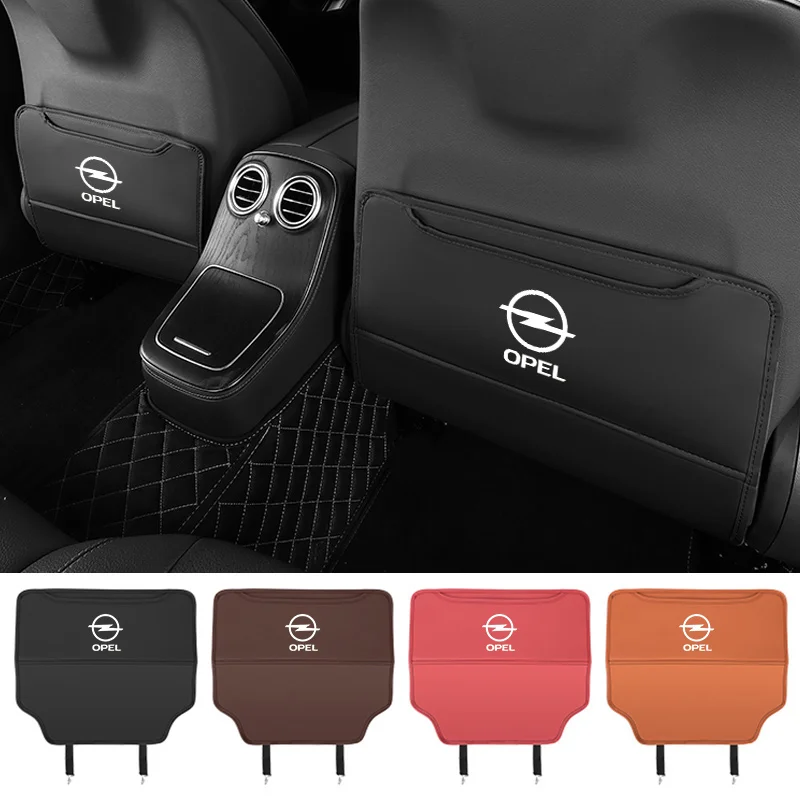 وسادة جلدية لمقعد السيارة الخلفي مضادة للركلة واقية لأوبل أسترا H G J زافيرا كورسا موكا إنسيجنيا فيكترا C D انتارا ملحقات #1
