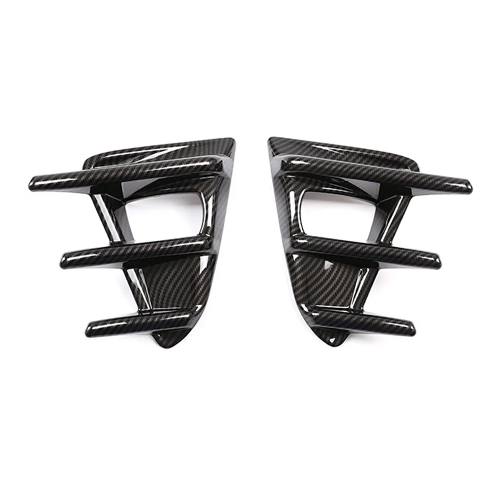 For Car Customization As Picture Shows Front Fog Bezel Car Light Accessory Aftermarket Accessory Fog Lamp Trim Pair Included