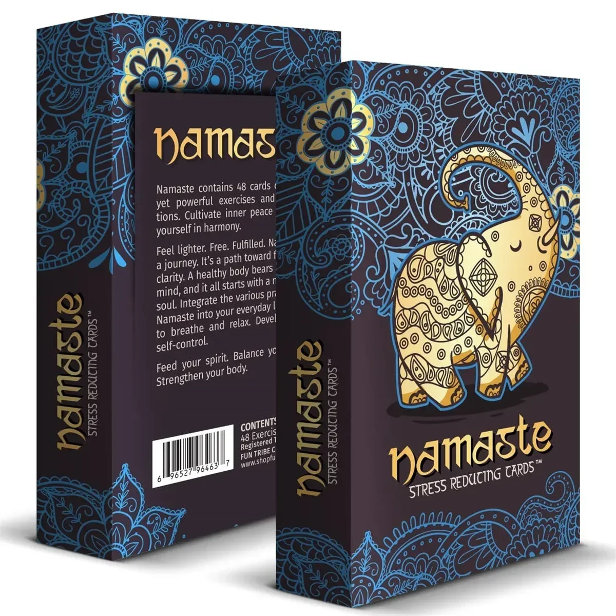 Namaste Stress Less Cards Meditation Self Care Gifts Women Relief Cards Game Meditation Relaxation Natural Anxiety Relief Items