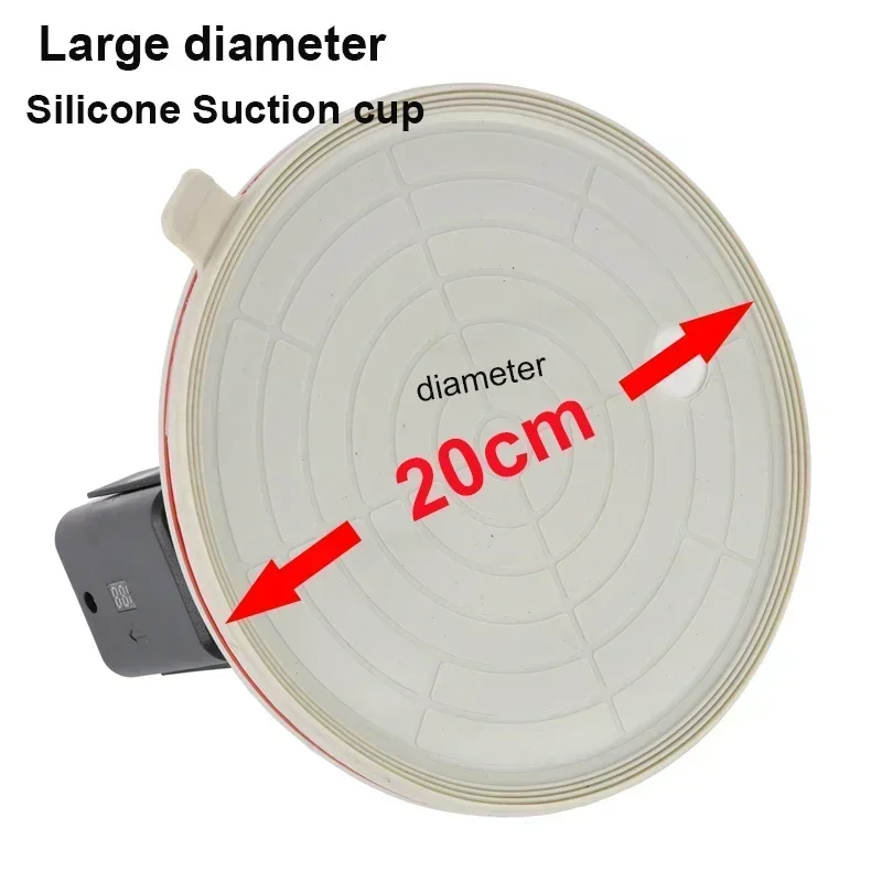 8 Inch 200KG Air Pump Vacuum Suction Cups Powerful Heavy-Duty Strong Hand Pump Sucker Lifted Magnets Handling Tools Storage Box