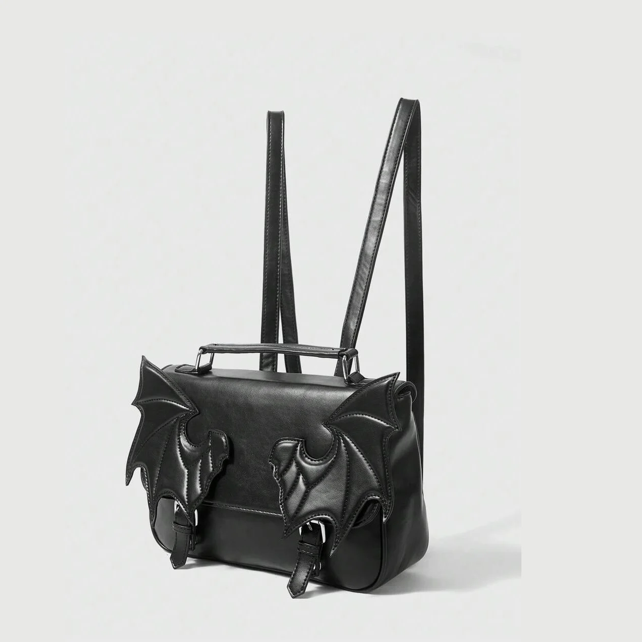 

Bat Wings Bag Gothic Dark Night Bat Wings Shoulder Backpack Punk Style Niche Bags School Halloween Theme Design Outdoor CutPurse