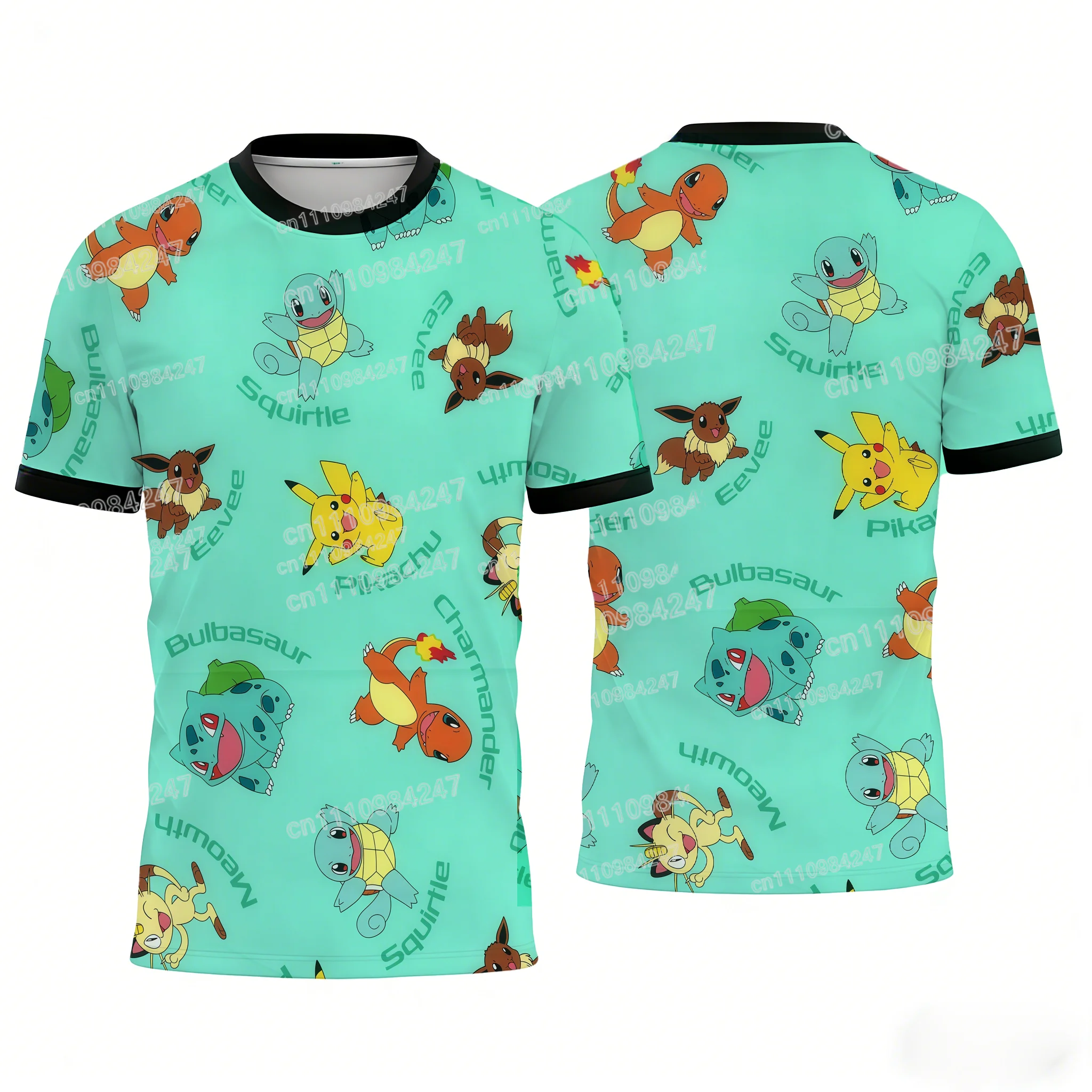 

2026 New Pokemon All Star 3D Print T-shirt Unisex Casual Short Sleeve Tee Summer Fashion Tops for Men Women Kids Breathable Tops