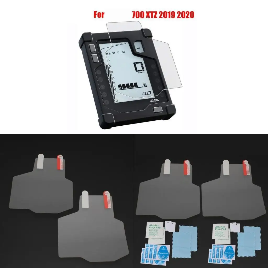 Easy Installation Scratchproof Instrument Film Cluster Dashboard Screen Film Screen Protector for Tenere 700 2019-2021