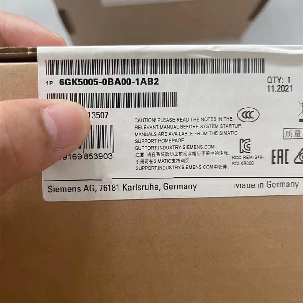 For SIEMENS SCALANCE XB005 Unmanaged Industrial Ethernet Switch 6GK5005-0BA00-1AB2