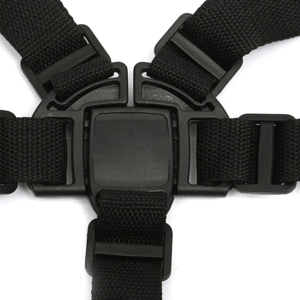 Black Security Convenient Children 5-Point Belts Universal  Pushchair Strap Chair Baby Safety Belt Stroller