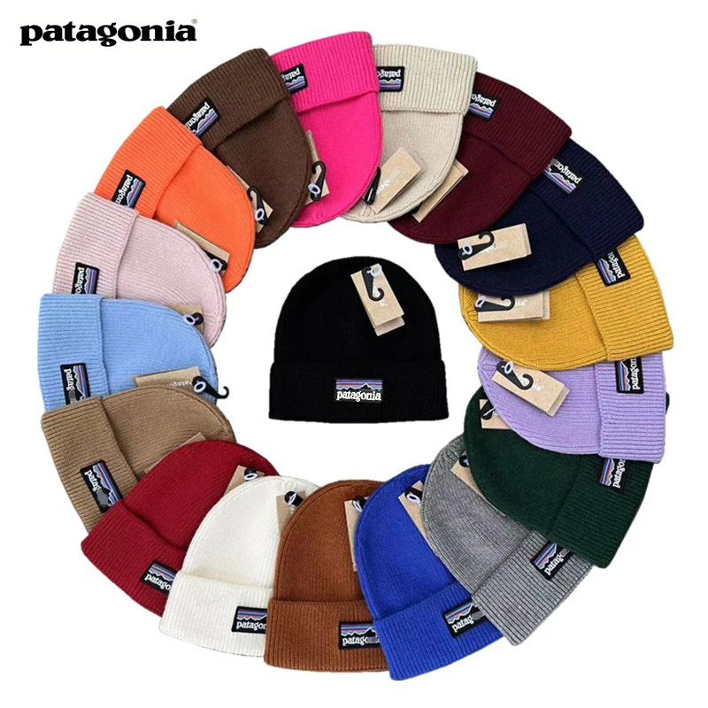 Gorros de Lana Tejidos Unisex, Gorro de Invierno para Hombre, Gorro de Punto Grueso, Gorro de Doble Capa de Color Sólido, Gorro de Terciopelo Cálido