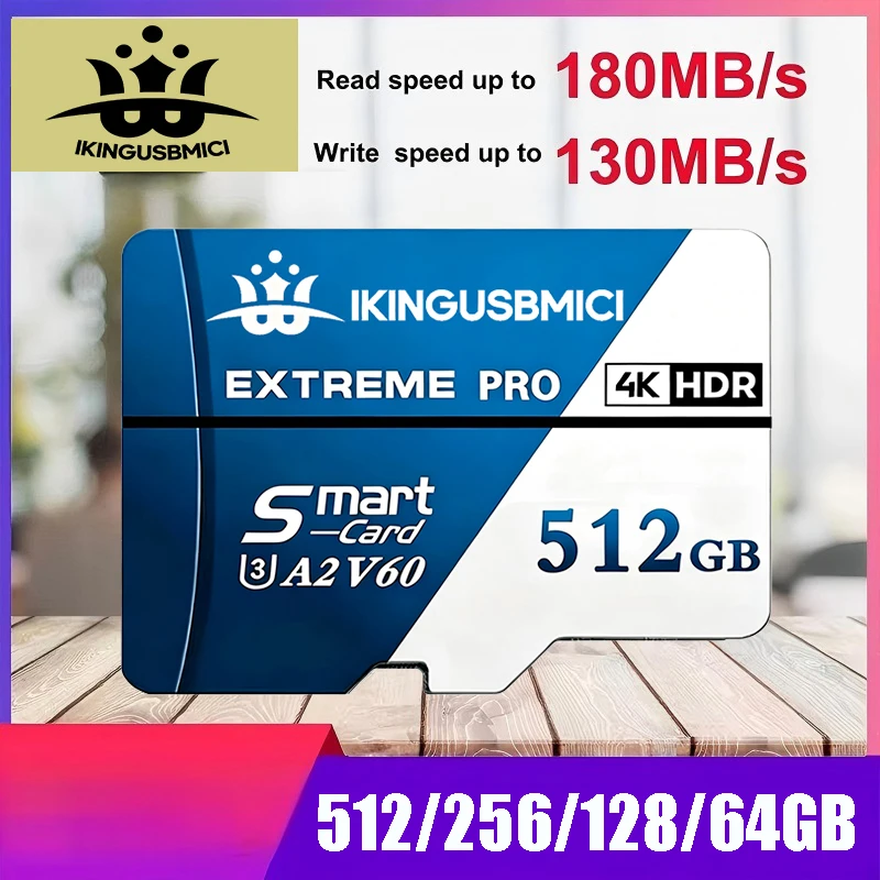 128GB 512GB 64GB Premium TF Cards Micro TF SD Card Memory Card SD Cards U3 V60 for Dash Cam/CCTV/PC/Desktop/Nintendo Switch