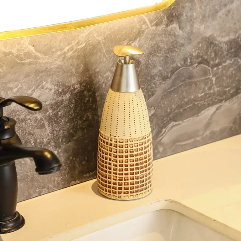 Ceramic Shower Gel Bottle  Lotion Bottle Hand Sanitizer Bottle Soap Dispenser Lotion Container Bathroom Accessories Products