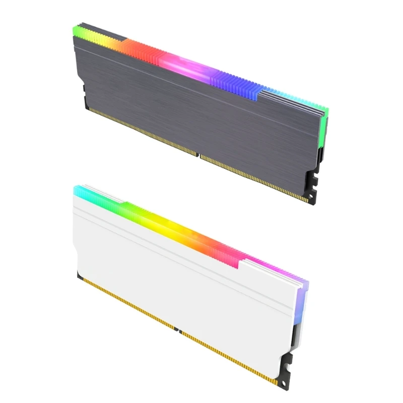 

Heatsink 5V ARGB Memory Module Cooling Radiator PC ARGB Colorful Memory Cooling Heat Sink Pad Cooling for Computer