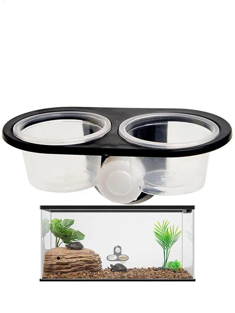 Terrarium-Zubehör: Futter- und Wasserschale für Insekten, Spinnen, Ameisen, Schlangen und Geckos – Zuchtbox für Haustiere
