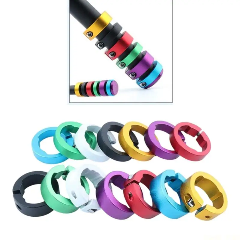 U2JB Bike Handlebars Lock Rings for Grip Replacement, 22.2 Mm Aluminum Alloys Clamps