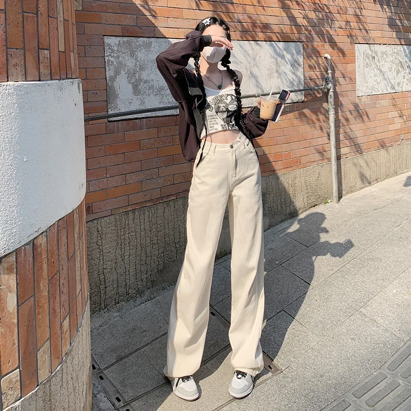 ジーンズ ハイウエスト 女性 プラスサイズ ビッグサイズ カーヴィー体型 女性用 デニム ファッション 快適 ベーシック シンプル 日常 多用途