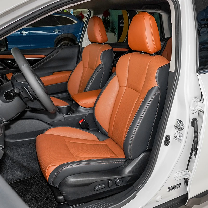Seat Kits for 2005-2025 Subaru Outback Custom Fit Car Seat Covers 2 Rows 5 Seats Full Set Top Quality Leather