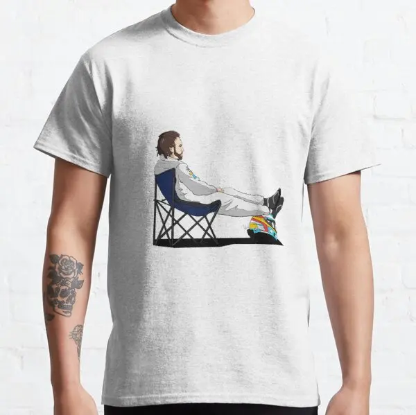 

Formula 1 Fernando Alonso deckchair Cutout Hot Sale Clown T Shirt Men/women Printed Fashion T-shirts