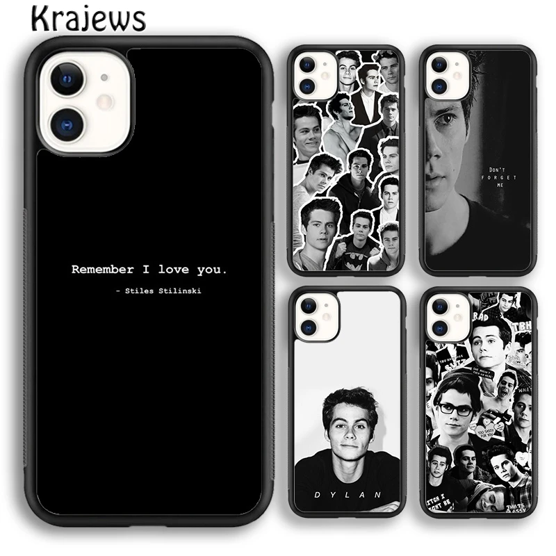 Krajews Dylan O\'Brien Teen Wolf cool Phone Case Cover For iPhone 16 15 SE2020 14 6 7 8 plus 11 12 13 pro max coque Fundas