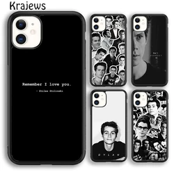 Krajews Dylan O'Brien Teen Wolf cool Phone Case Cover For iPhone 16 15 SE2020 14 6 7 8 plus 11 12 13 pro max coque Fundas