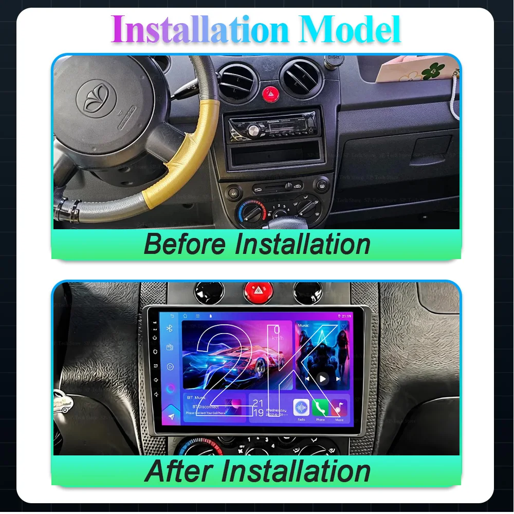 Stereo Head Unit For Chevrolet Spark Matiz LT 2010 2011 2012 - 2017 Android 16 Multimedia Video Player Gps navigation Carplay