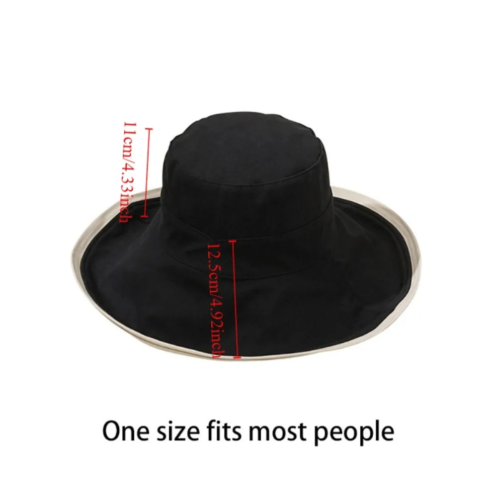 واسعة الحواف على الوجهين ارتداء قبعة الصياد تنوعا لينة قبعة بحافة القابلة للإزالة يندبروف حبل طوي المرأة قبعة الشمس عطلة