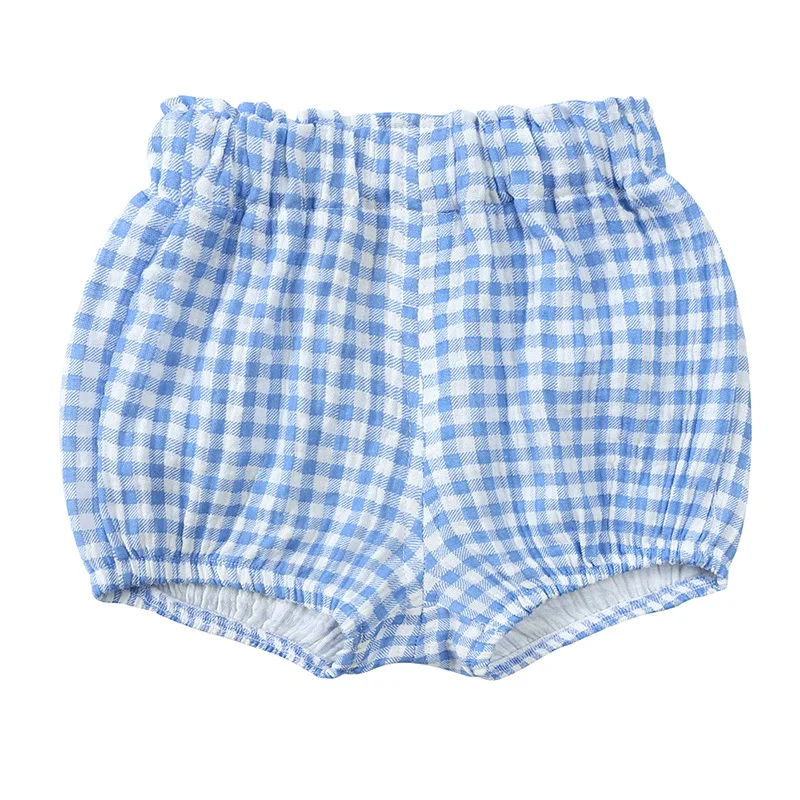 0-5Y Kawaii Toddler Baby Boys Bloomer Shorts Triangle PP Pants Cotton Linen Printed Girls Shorts Summer Infant Sport Pants