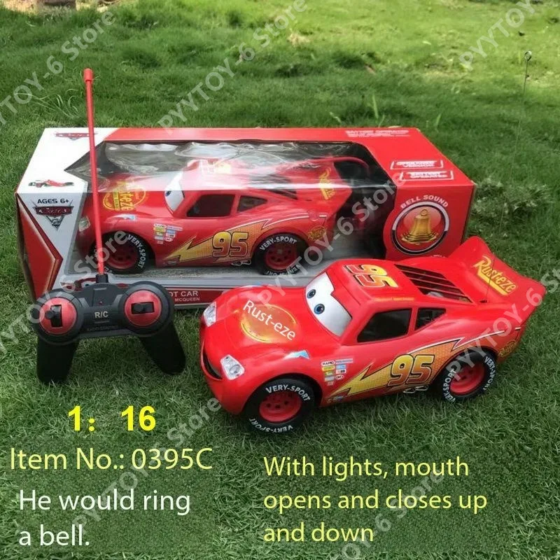 

Гоночная машинка Disney Cars3 с дистанционным управлением, светом и звуковыми эффектами, коллекционная, подарок для мальчика