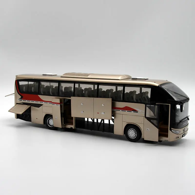 1:36 Scale Foton Ouhui 6122 Tourist Bus Alloy Car Model Ornaments