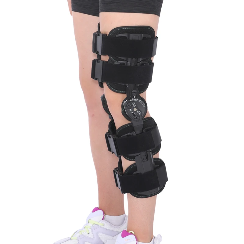 

TJ-KM006 Knee Support Medical Orthosis Hinge Knee Pads Angle Adjustable Knee Brace Factory Direct Sales