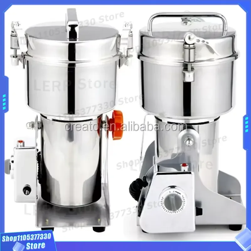 Manual Herb Spice Grinder Hand Crank Nut Mill Kitchen Tool for Dry Masala Seasoning Powder Making Device Portable Small Size