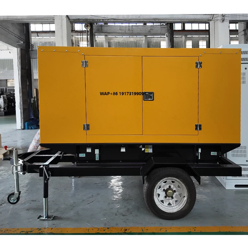 Caterpillar 100Kw 200Kw 300Kw  Silent Generators  Cat Silent Soundproof Trailer Generator