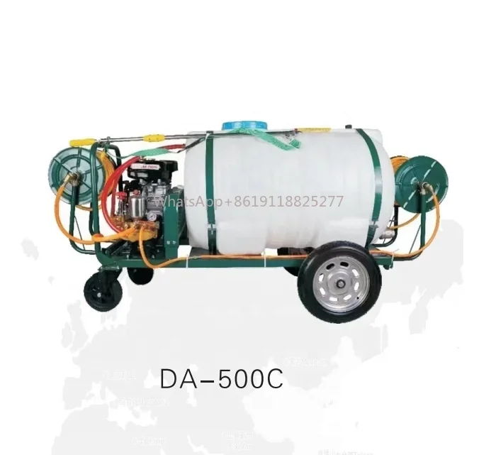 wholesale large capacity 500L 6.5HP gasoline 4 stroke petrol engine dosing machine agricultural power spray pump sprayer