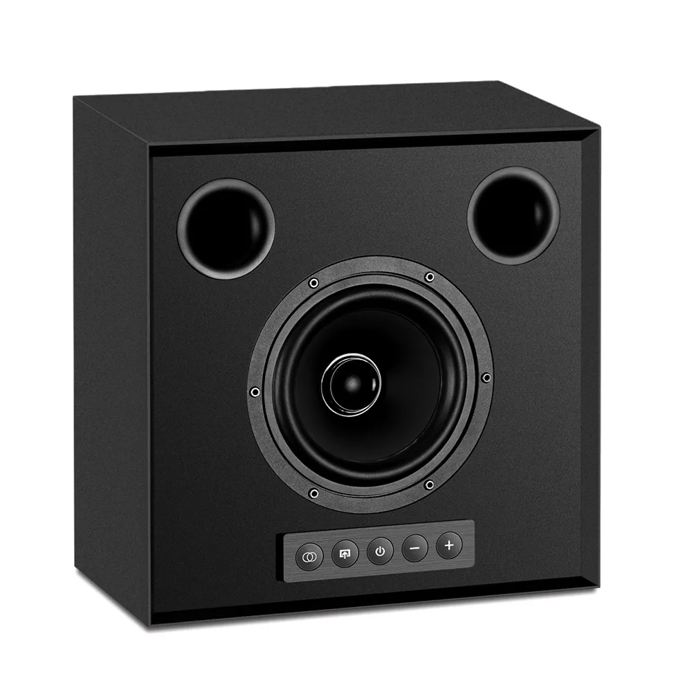 Three-way Coaxial Bass Speaker with 6.5 Inch Bookshelf High+medium+low Frequencies TWS 5.0 Wireless Home Speaker of Wall Mount