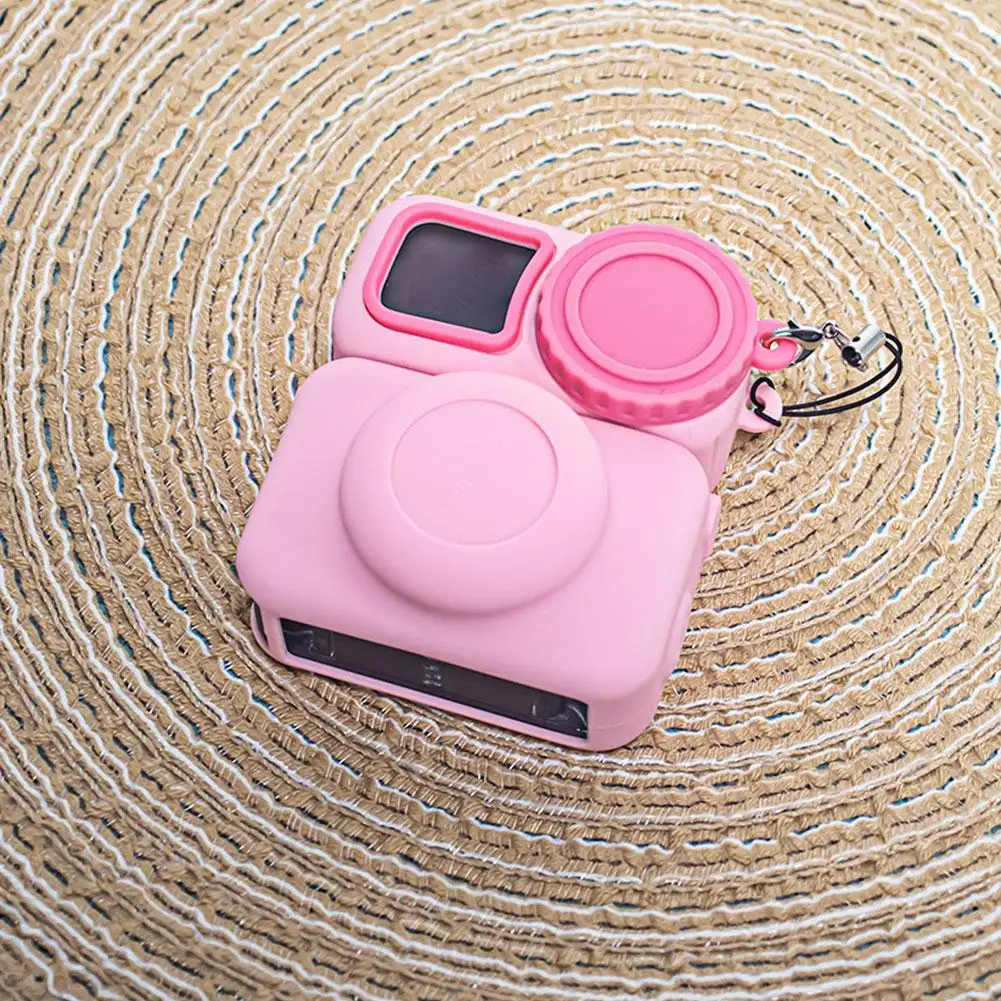 

for dji Osmo Nano Thumb Grip Video Module Anti-Loss Silicone Cover Camera Transmission Unit with Protective Case Set