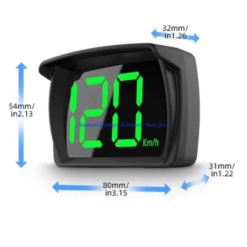 H7BD Speed Meter مقاييس رأس HUD UP عرض USB Connection LED عداد السرعة