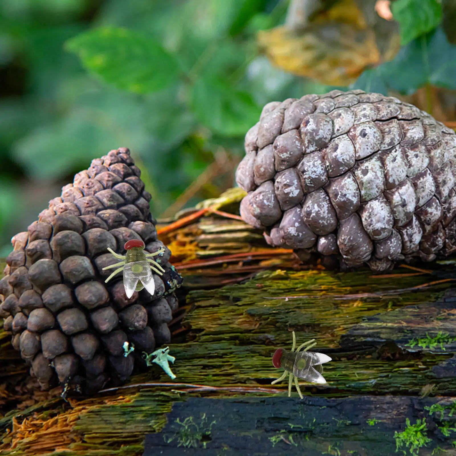 

60Pcs Simulation Halloween Prank Realistic Fake Scary Plastic Fly Party Props Creepy Insects Halloween Artificial