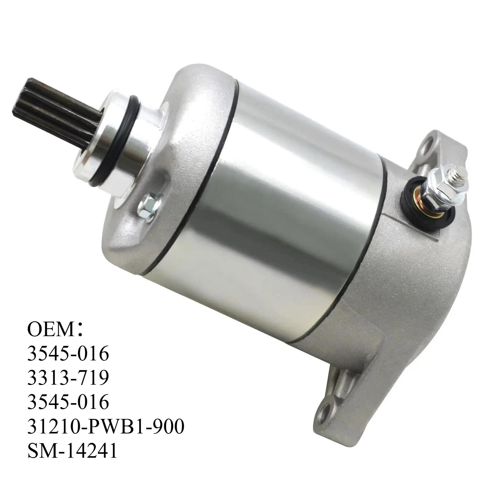 

Starter for Suzuki Eiger 400/Arctic Cat 375 400 2002-08 2X4 4X4/Suzuki KingQuad 400 LT-A400 LT-F400 3545-016 31100-38F00