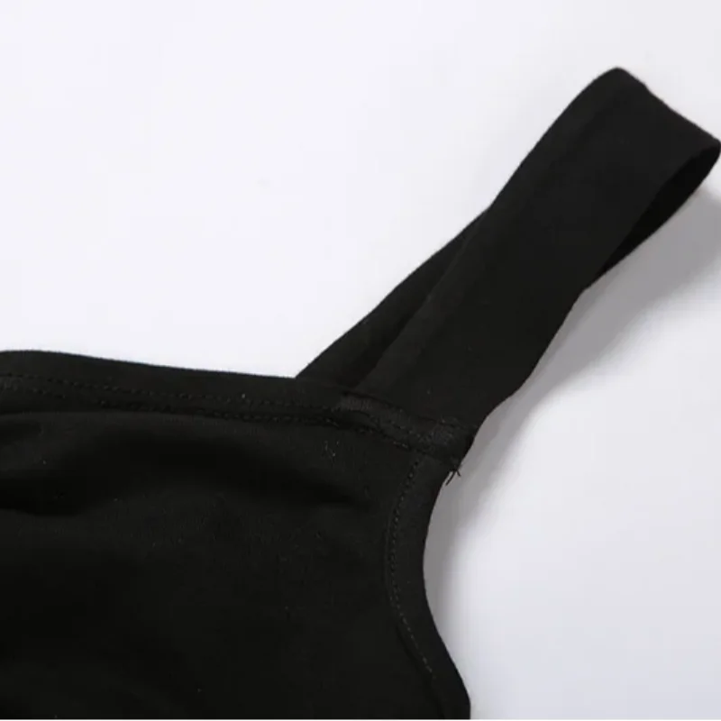 2025 cor sólida oco suspender sexy baixo corte alça com cordão com cintura exposta para emagrecimento e quadril abraçando saia curta