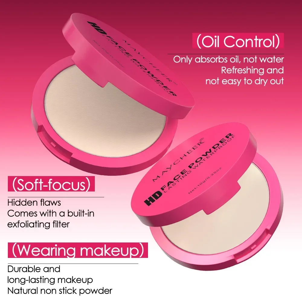 ナチュラルマットプレストパウダーファンデーション - オイルコントロールブライトニングホワイトニングコンパクトコンシーラーフェイスベースメイクアップ化粧品