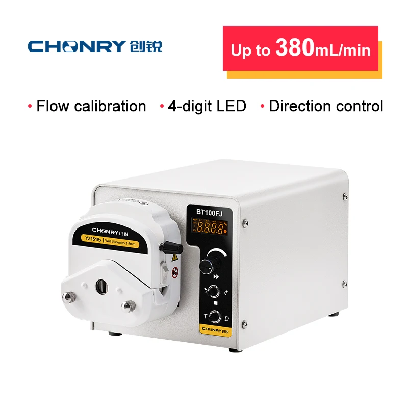 CHONRY BT100FJ 100rpm peristaltic pump 1000ml Dosing And Popular Peristaltic Pump For Grease Dispenser