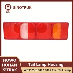 Tail Lamp Housing For SINOTRUK HOWO A7 T7H TX HOHAN SITRAK C7H Rear Cover WG9925810002 0001 Combined Rear Light