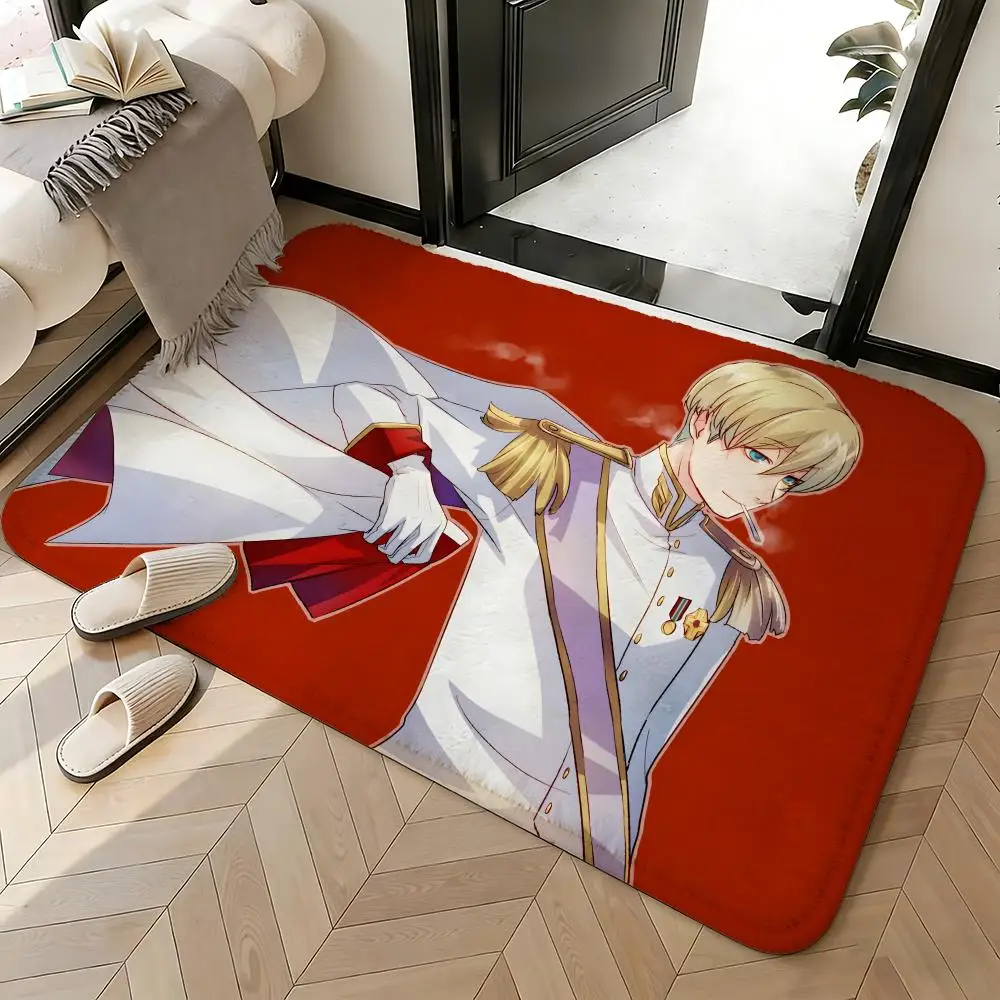 Soft Absorbent Non-Slip Rug Anime ACCA 13-Territory Inspection Dept Floor Mat Home Decor Doormat Bedroom Floor Mat Shower Carpet