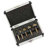 5Pcs 82 Degree Countersink Drill Bit Set Replaceable for Direct Replaces