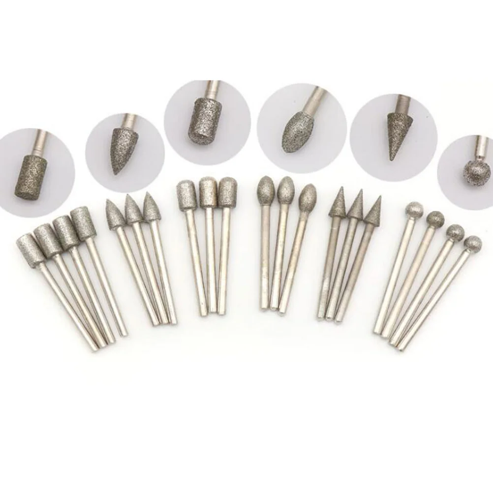 

Electroplating Diamond Grinding Needle Burr Drill Bit Rod Rotary Tool Electric Bits