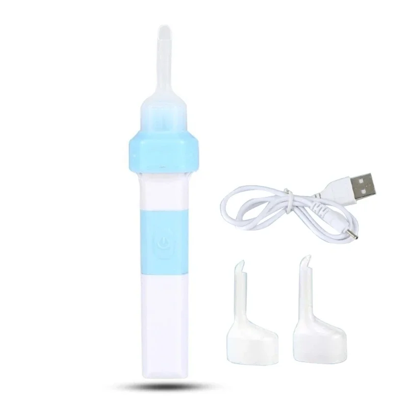 Electric Ear Vacuum Ear Cleaner set Powerful Earwax Removal Device with USB Cable Hand Ear Cleaning Set for Baby Kids