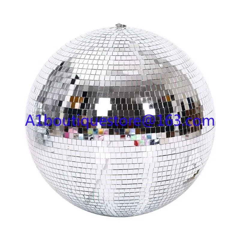 High Quality Hanging Glass Balls 40 inch 100cm Silver Disco Mirror Ball With Motor Stage Dj Party Light Mirror