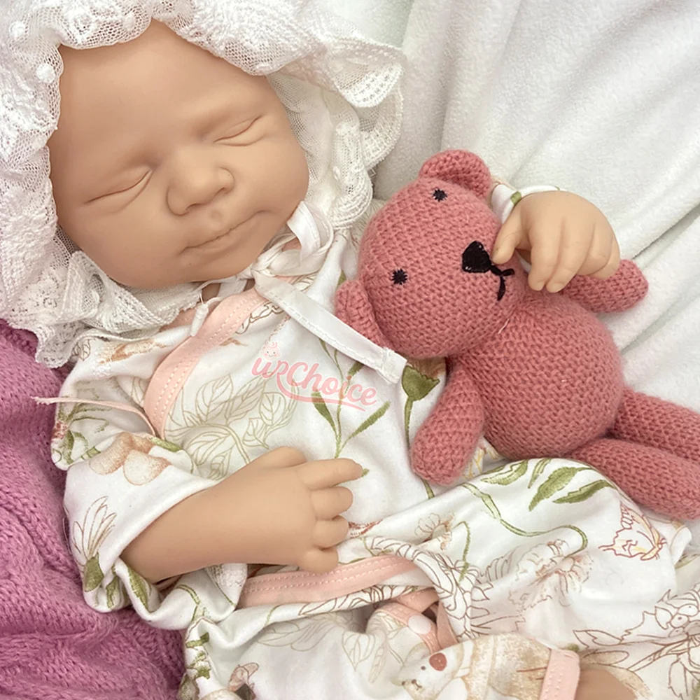 핫 세일 20인치 화이트 스킨 실리콘 리본 베이비 걸/보이 파스칼 핸드메이드 DIY 오픈 마우스 세척 가능 신생아 컬렉션 크리스마스 선물