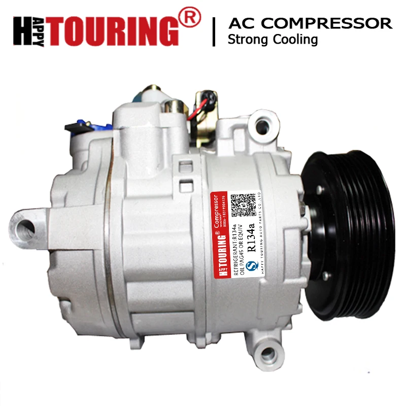 AC Compressor for Audi Q7 07-10 Volkswagen Touareg 06-17 7L6820803D 7L6820803G 7L6820803L 7L6820803P 7P0820803E 7P0820803M