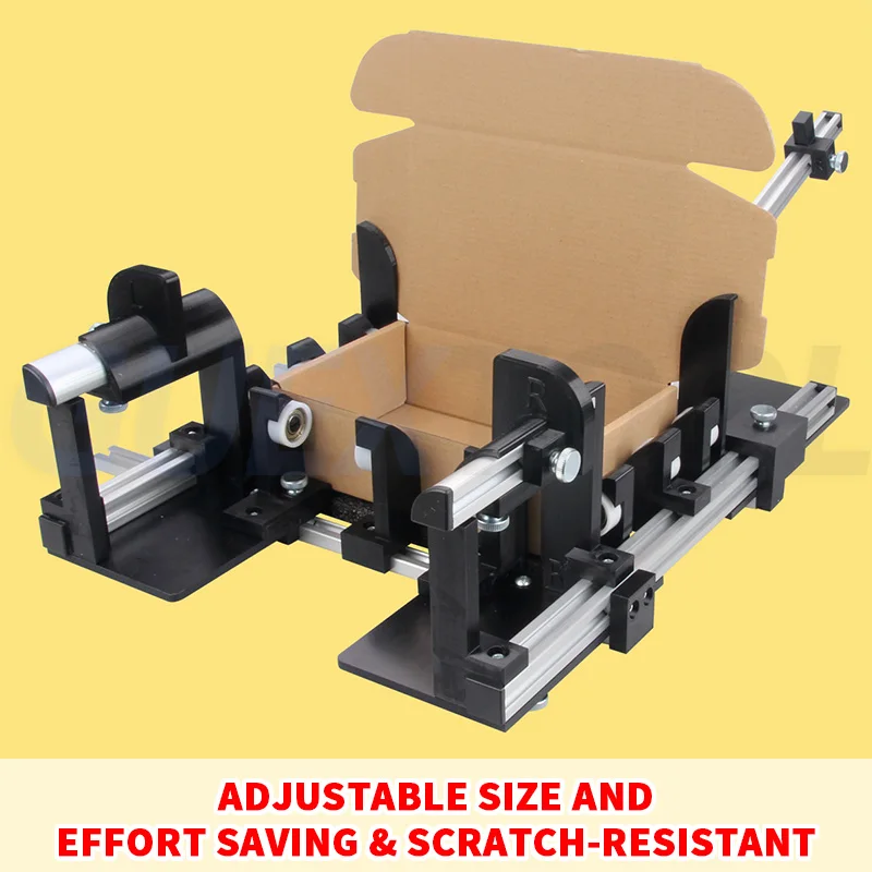Airplane Box Folding Fixture Box Folding Tool Paper Box Auxiliary Machine Manual Tool Strapping Machine Adjustable Size