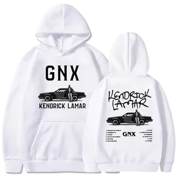 Gnx álbum 2024 impressão hoodies kendrick lamar rapper estilo rock moletom unisex streetwear manga longa com capuz pullovers masculino